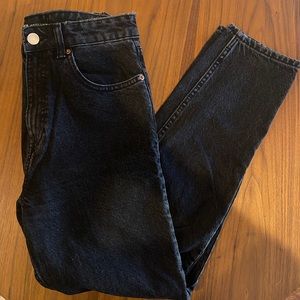 Zara - Mom Jean - Washed Black - Size 4